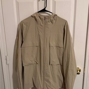 lululemon athletica Lightweight Hooded Jacket in Taupe